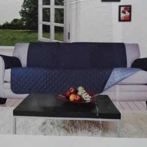 Reversible love seat slipcover Pet protector